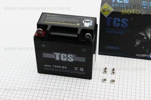 Акумулятор 9Аh МОТО 12N9-BS гелевий (L135 * W75 * H135 мм), 2021. TCS (Акумулятор / UM3481-V31)