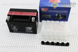 Акумулятор 9(8)Аh UTX9-BS кислотний (L150 * W87 * H105 мм), 2021. OUTDO (Акумулятор / UM3481-V57)