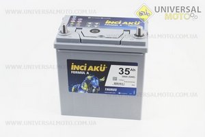 Акумулятор 12V35Ah INCI AKU Asia NS40 300A KSK R+ кислотний (L197*W129*H205/224мм), Туреччина. Formula (Акумулятор / UM3481-V72)