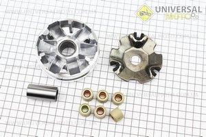 Варіатор передній + втулка комплект. FENGRI (Запчастини до 4Т скутера / UM3490-V27)