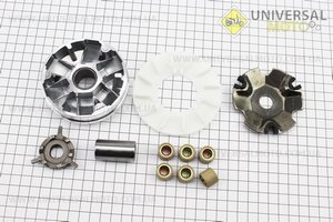 Варіатор передній+втулка+крильчатка комплект. FENGRI (Запчастини до 4Т скутера / UM3490-V42)