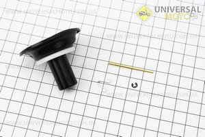 Мембрана кругла 16мм (метал). Mototech (Запчастини до 4Т скутера / UM3490-V59)