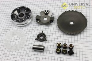 Варіатор передній повний комплект. DONGXIN (Запчастини до 4Т скутера / UM3490-V97)