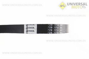 Ремінь 729Х17,5. TATA-Premium (Запчастини до 4Т скутера / UM3492-V19)
