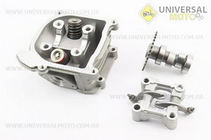Головка циліндра+клапани+пастель+розподільний вал у зборі 44мм-60cм3. Китай (Запчастини до 4Т скутера / UM3492-V25)