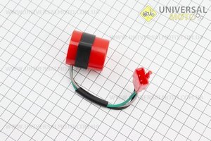 Реле поворотів (3 контакту), червоний. Китай (Запчастини до 4Т скутера / UM3492-V86)