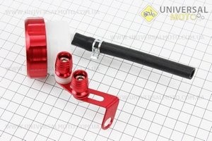 Бачок циліндра гальмівного заднього (для 501026) TUNING, ЧЕРВОНИЙ. Китай (Запчастини на мотоцикл / UM3510-V73)