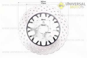 Loncin- LX200GY-3 Диск гальмівний, тип 2. Китай (Запчастини на мотоцикл Loncin / UM3510-V86)