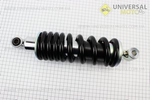 Loncin- LX200GY-3 Амортизатор задній МОНО 295мм * d76мм (втулка 12мм / вилка 12мм) чорний. Китай (Запчастини на мотоцикл Loncin / UM3511-V78)