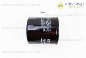 Фільтр масляний HF303 (M20X1,5) HONDA CB 500/1000, CBF 500/1000, CBR 600/1100 XX Super, NC 700 D Integra RC62, Kawasaki ZX-10R / ZX-14. HIFLO (Запчастини на мотоцикл / UM3512-V55)