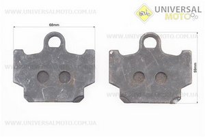 Гальмівні колодки (дискові) Yamaha DT 80LC / RX 115 / XS 400 / XT600 / RD 125 LC / XZ 550 RK / RZ 350 L / RZ 250R / XV 250 U комплект. Китай (Запчастини на мотоцикл / UM3512-V75)