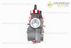 Карбюратор SPORT PWK 28 (d = 28мм) з хутро. заслінкою, (якісна копія). MIKUNI (Запчастини на мотоцикл з двигуном CB / UM3512-V80)