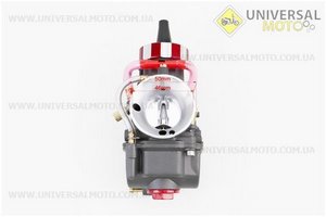 Карбюратор SPORT PWK 28 (d = 28мм) з хутро. заслінкою, (якісна копія). MIKUNI (Запчастини на мотоцикл з двигуном CB / UM3512-V80)