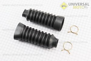 Гофра переднього амортизатора d=26/45mm; L=145mm комплект 2 штуки, чорний. Китай (Пильник амортизатора / UM3513-V22)