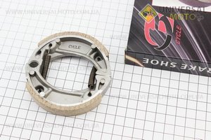 Гальмівні колодки барабан. Honda DIO 50 (пружини під кутом), D=90мм. B-cycle (Запчастини на скутер Honda DIO50 / UM3524-V65)