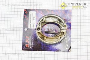 Гальмівні колодки барабан Honda DIO 50 (пружини під кутом), D=90мм. S.P.I (Запчастини на скутер Honda DIO50 / UM3525-V82)