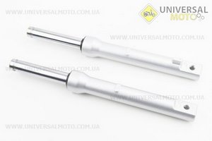 Амортизатор передній (пір'я), комплект 2шт Honda DIO, 380мм (під барабанні гальма) якісні, сірі. Китай (Запчастини до японского скутера / UM3528-V80)