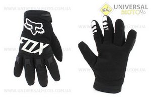 Рукавички мотоциклетні XL-чорно / білий. FOX (Мотоекіпировка / UM3540-V65)