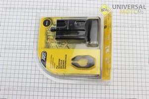 Тримач телефону на кермо металевий, ширина 50-100мм регульована, Чорний. ATS (Різне / UM3541-V92)