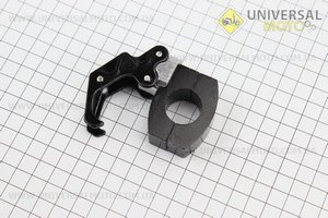 Гачок речовий (метал) подвійний, кріплення на кермо TUNING, ЧОРНИЙ. Китай (Різне / UM3542-V02)