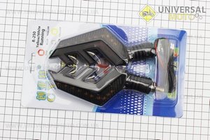 Поворот діодний на гнучкій ніжці + габарит білий LED СТРЕЛА тип 2 "секвентальний", 2шт. CYT (Різне / UM3542-V07)