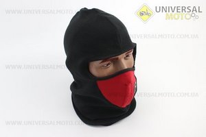 Підшоломник зимовий (балаклава) Чорно-червоний. Китай (Мотоекіпировка / UM3542-V36)