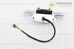 Ліхтар задній "овальний" LED c кронштейном кріплення номерного знаку, ХРОМ. Китай (Задній ліхтар / UM3542-V72)