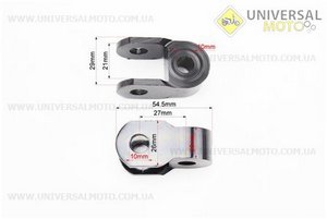 Подовжувач заднього амортизатора 27мм комплект 2шт, чорний, тип 1. Китай (Різне / UM3543-V07)