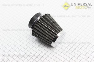 Фільтр повітряний нульовий 42мм прямий "конус", високий, тип 2. Китай (Повітряний фільтр / UM3543-V20)