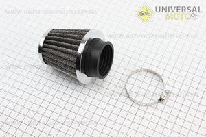 Фільтр повітряний нульовий 42мм прямий "конус", високий, тип 2. Китай (Повітряний фільтр / UM3543-V20)