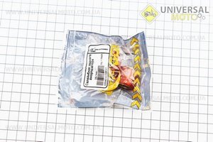 Сайлентблок амортизатора + втулка 10мм і 12мм комплект 2 штуки, червоний. GO! (Сайлентблок / UM3543-V63)