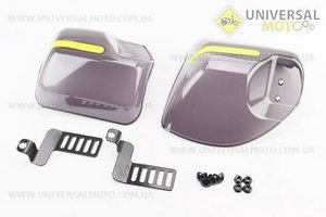 Захист для рук універсальний лівий, правий комплект 2шт, ЧОРНИЙ зі світловідбиваючою смугою. Китай (Різне / UM3543-V85)