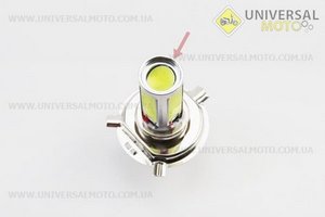 УЦЕНКА Лампа фари діодний H4 - LED-4 + 1 (відсутня лінза). Китай (Освітлення / UM3545-V01)