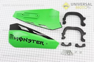 Захист для рук лівий, правий комплект 2шт "MONSTER ENERGY" ЗЕЛЕНИЙ тип3. Китай (Різне / UM3545-V28)