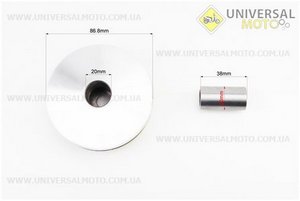 Варіатор передній комплект Honda DIO50 AF18 + втулка. TATA (Запчастини до японського скутера / UM3545-V43)