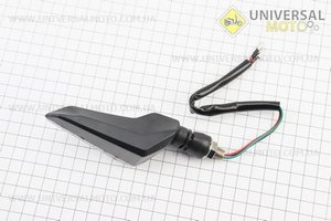 Поворот діодний на гнучкій ніжці + стоп сигнал/габарит LED ІЗГІБ малий, лівий. Китай (Освітлення повороти / UM3545-V62)