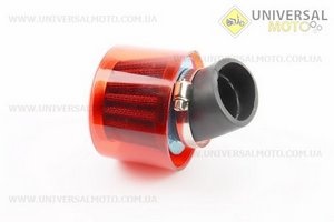 УЦІНКА Фільтр повітряний нульовий 35мм 45град. з ковпачком прямим, ЧЕРВОНИЙ, тип 2 (незначна тріщина на ковпачку). Китай (Разное / UM3547-V12)