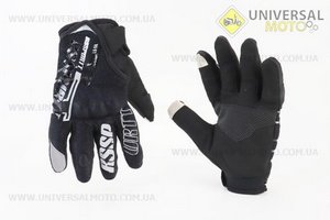 Рукавички мотоциклетні XL-чорно / білі. RS SPURTT (Мотоекіпировка / UM3550-V32)