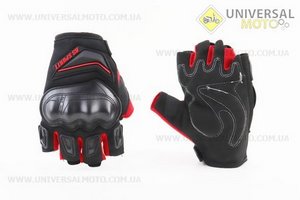 Рукавички мотоциклетні без пальців M-червоні. RS SPURTT (Мотоекіпировка / UM3551-V07)