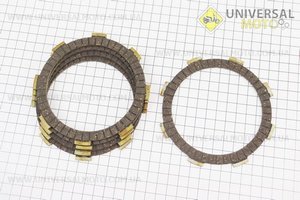 Диск зчеплення фрикційний комплект 5шт СВ-125/150см.куб.. TATA (Запчастини на мотоцикл з двигуном CB / UM3561-V39)