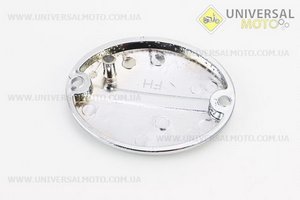 Кришка (овальна, пластик) правої кришки двигуну, хром. TMMP (Запчастини для мопеда Дельта / UM3571-V82)