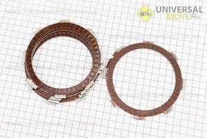 BOXER BM / ВМX 150cc Диск зчеплення фрикційний комплект 5 штук "36PF0009". BAJAJ (Запчастини на мотоцикли Bajaj / UM3582-V91)