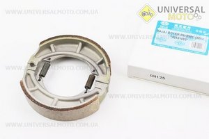 BOXER BM/ВМX 150cм3 Гальмівні колодки задні/передні (барабан) "30151053". JIALING (Запчастини на мотоцикли Bajaj / UM3584-V59)