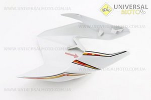 Уцінка X-Road Light 200-250 пластик - обтічник фари, БІЛИЙ з помаранчевим малюнком (див. фото). Китай (Запчастини на мотоцикли Geon / UM3593-V10)