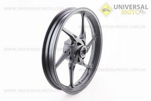 Pantera 200 S/N Диск передній литий 2,15-17", чорний (вісь 12мм). Китай (Запчастини на мотоцикли Geon / UM3593-V64)