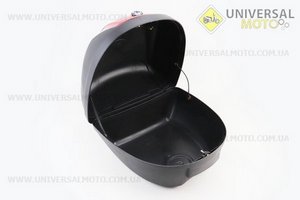 Кофр середній (пластмасовий) 385*385*290мм, кріплення болт-баранчик, чорний матовий YM-0807. YUNMING (Шоломи / UM3600-V72)