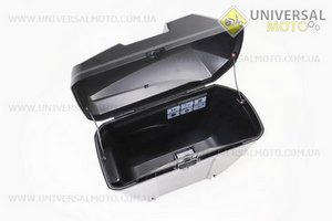 Кофри бічні (пластмасові) 470*230*370мм, кріпл. рамка універсальна, чорні матові S-66. YUNMING (Кофри / UM3600-V74)