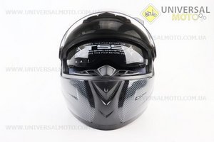 Шолом інтеграл, закритий+окуляри BLD-М61 S (55-56см), "КАРБОН" глянець. BLD (Шоломи / UM3601-V20)