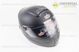 Шолом інтеграл, закритий (сертифікація DOT/ECE)+окуляри SCO-М61 S (55-56см), ЧОРНИЙ матовий. Scorpion (Шоломи / UM3601-V53)