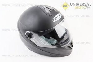 УЦІНКА Шолом закритий HF-122 S-чорний матовий (подряпина на склі). FXW (Шоломи / UM3601-V91)